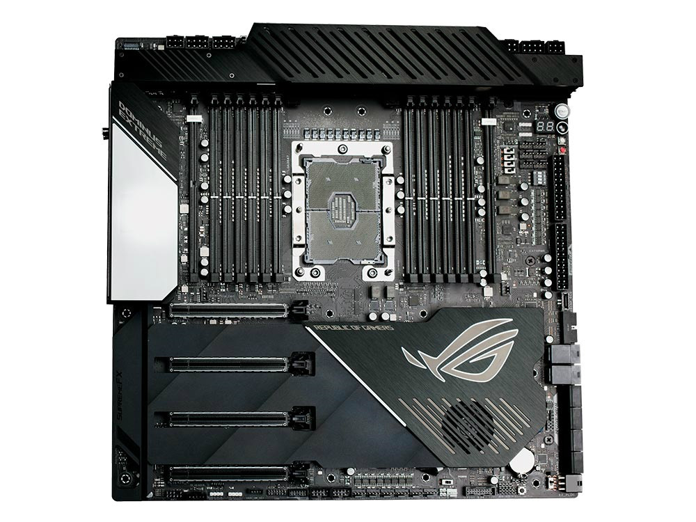 ASUS、28コア/56スレッドXeon対応のゲーミングマザーボード「ROG