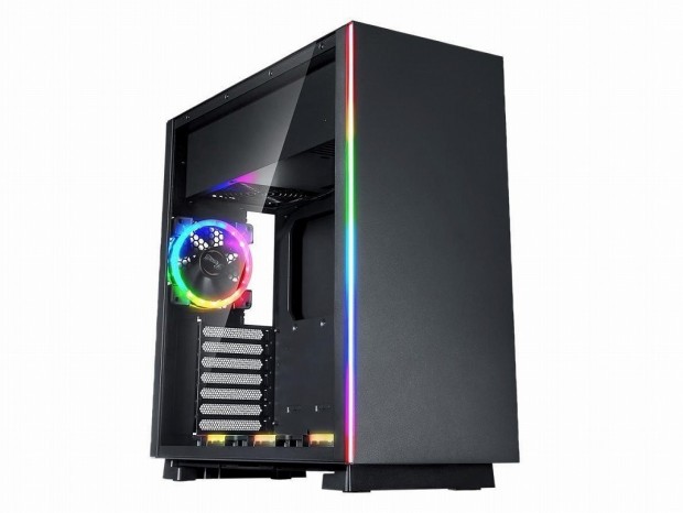 電源トップマウントのRGBデュアルチャンバーケース、Rosewill「PRISM S500」