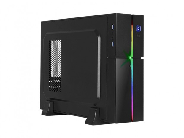 13パターンに光るRGB LED搭載スリムPCケース、Aerocool「Playa Slim」