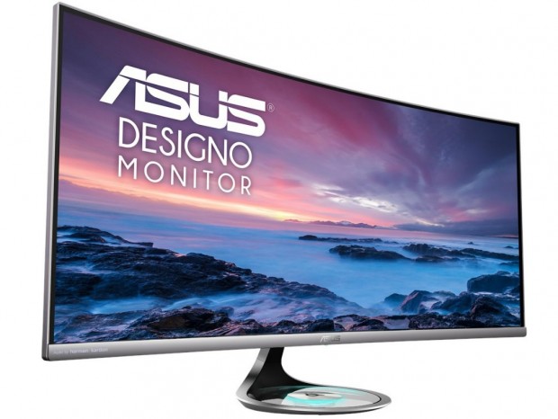 QiとBluetooth機能を搭載した37.5インチ曲面ウルトラワイド液晶、ASUS「MX38VC」