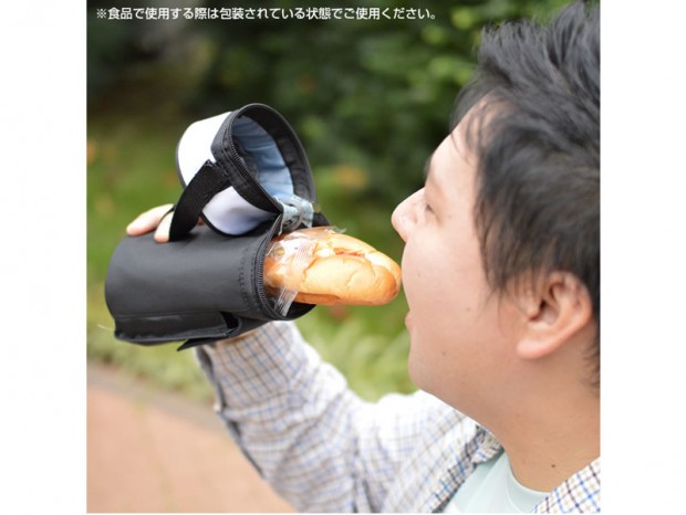 惣菜パンもホカホカで美味しい、サンコー「いつでもあったか『USB丸ごと保温ケース』」