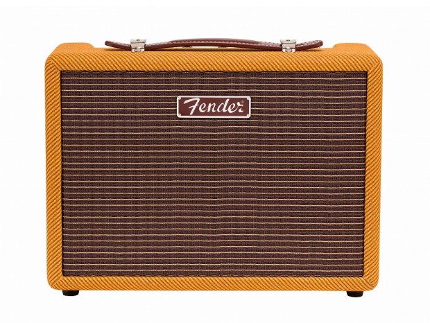 Fender、ギターアンプ風のプレミアムなリビングBluetoothスピーカー「MONTEREY TWEED」