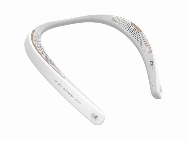 超軽量88gの首掛け式Bluetoothスピーカー「AQUOS サウンドパートナー」がシャープから