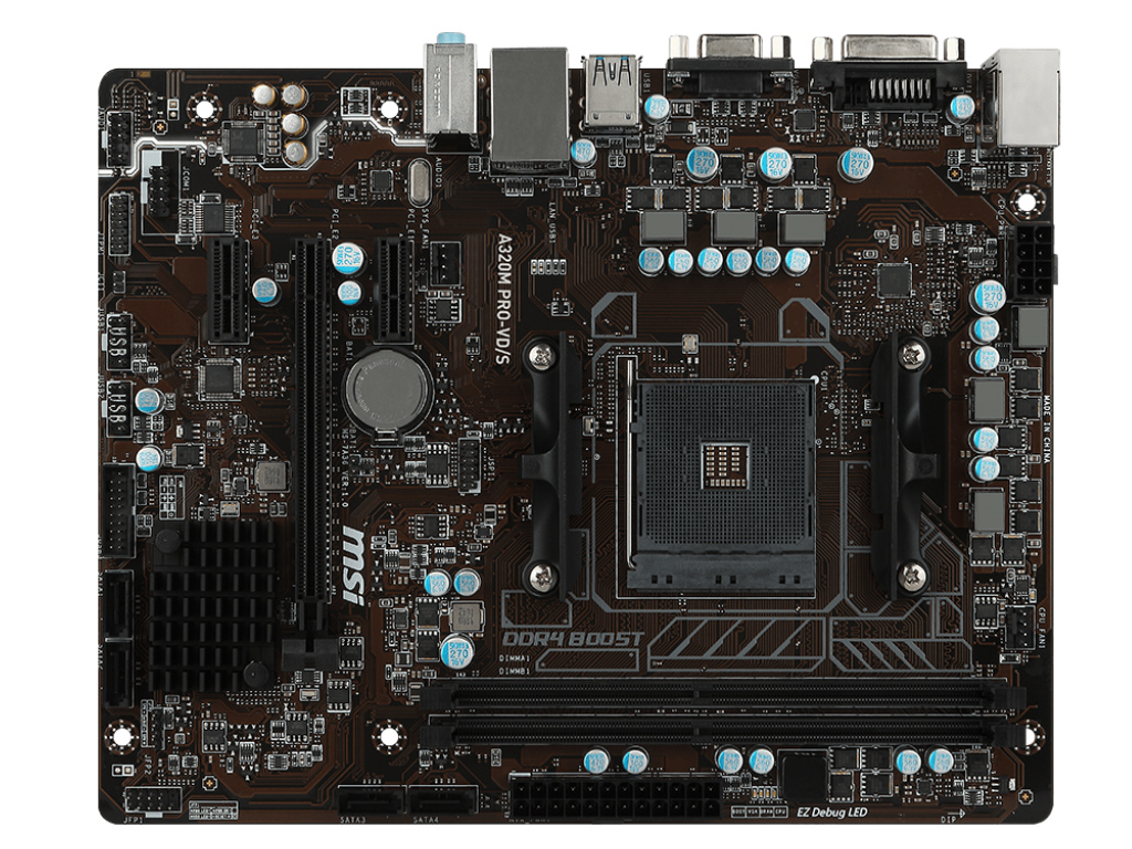 Athlon 200GEに最適なエントリーMicroATXマザー、MSI「A320M PRO-VD/S