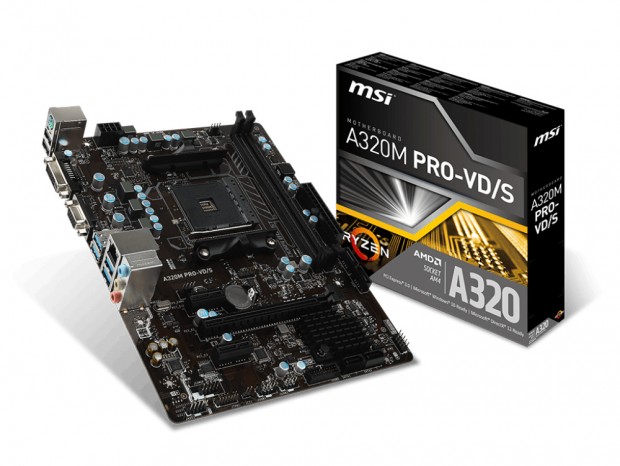 Athlon 200GEに最適なエントリーMicroATXマザー、MSI「A320M PRO-VD/S」