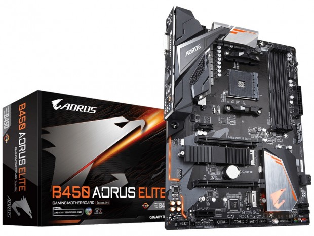 ハイブリッド電源搭載のRyzen対応ゲーミングマザーボード、GIGABYTE「B450 AORUS ELITE」