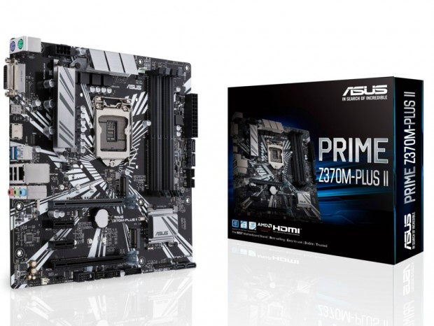 「5X PROTECTION III」対応のZ370 MicroATXマザー、ASUS「PRIME Z370M-PLUS II」