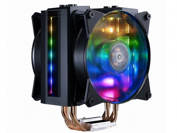 Cooler Master、CPU温度でLEDカラーが変わるサイドフロークーラー「MasterAir MA410M」