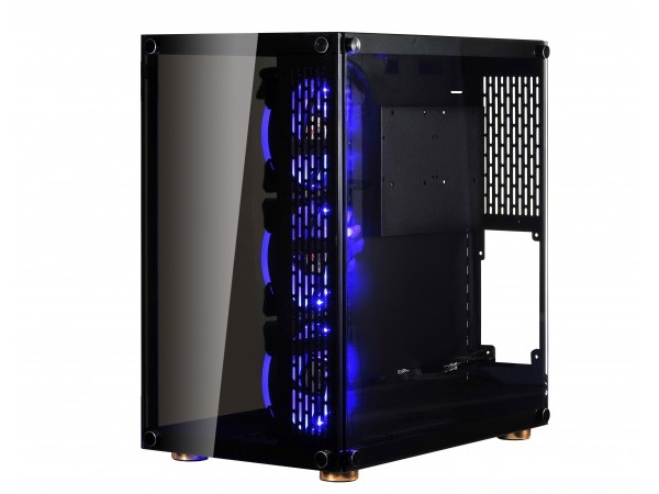 オランダX2、3面強化ガラスのデュアルチャンバPCケース「PROTONIC」
