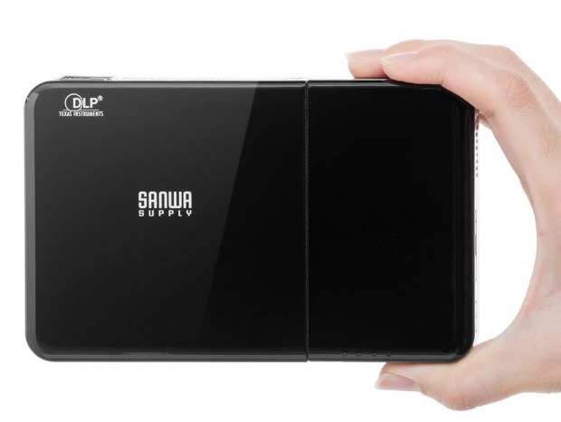 バッテリ内蔵のモバイルプロジェクターがサンワダイレクトから