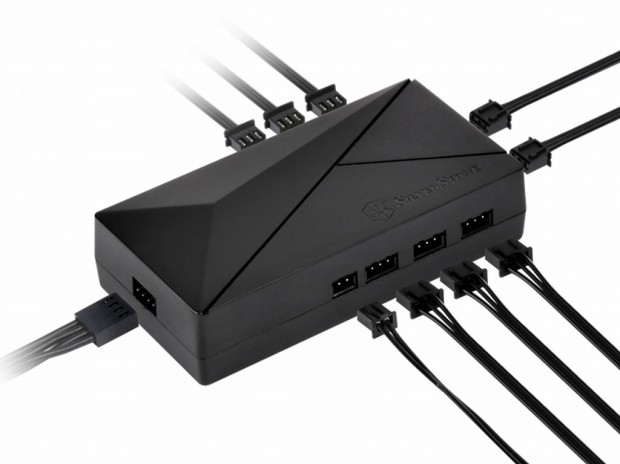 標準ケーブル付属のアドレサブルRGBハブ、SilverStone「SST-CPL02」国内発売
