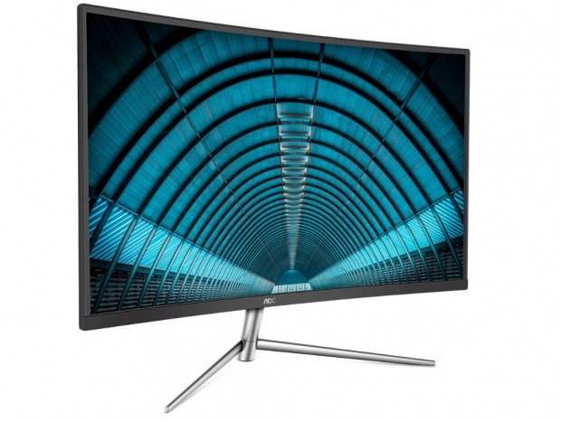 広視野角VAパネル採用の31.5インチ曲面液晶、AOC「C32V1Q」