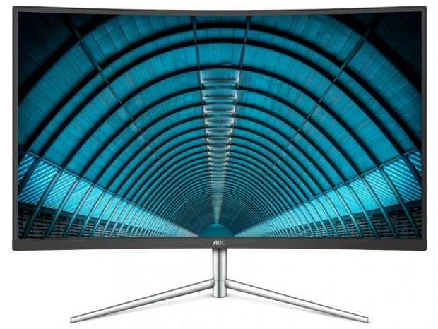広視野角VAパネル採用の31.5インチ曲面液晶、AOC「C32V1Q」