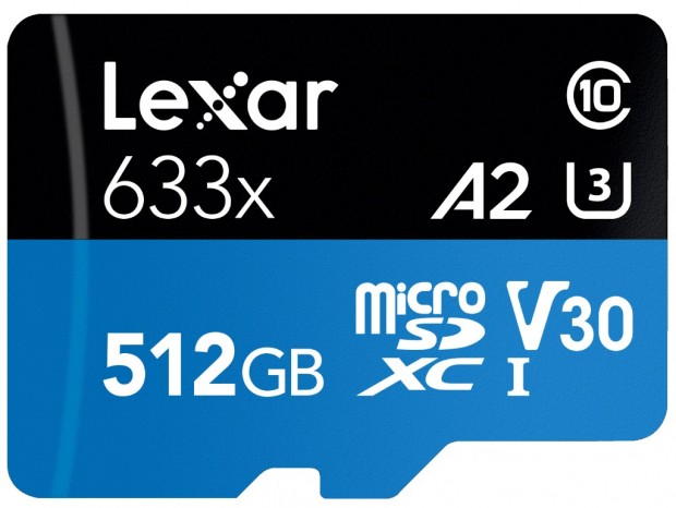 A2対応モデルでは現行最大。容量512GBのmicroSDカードがLexarから発売