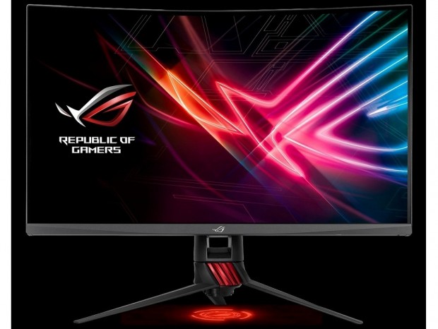 FreeSync 2 HDRに対応する32インチ曲面WQHD液晶、ASUS「ROG STRIX XG32VQR」