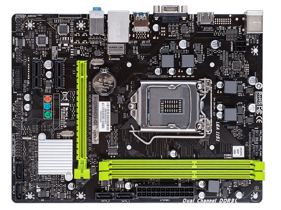 DDR3Lメモリが使えるCoffee Lake対応MicroATXマザー、SUPoX「H310MHD3