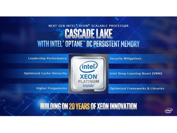 Intel、48コア/12チャネルDDR4対応のサーバー向けプロセッサ「Cascade Lake」発表
