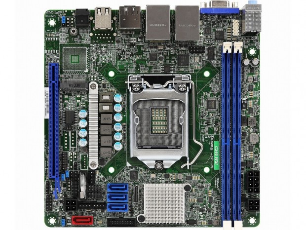 Xeon E-2100対応のMini-ITXマザーボード、ASRock Rack「C246 WSI」