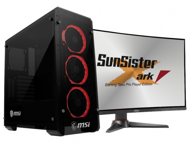 アーク、ゲーミングチーム「SunSister」共同開発のゲーミングPC計4機種をリリース