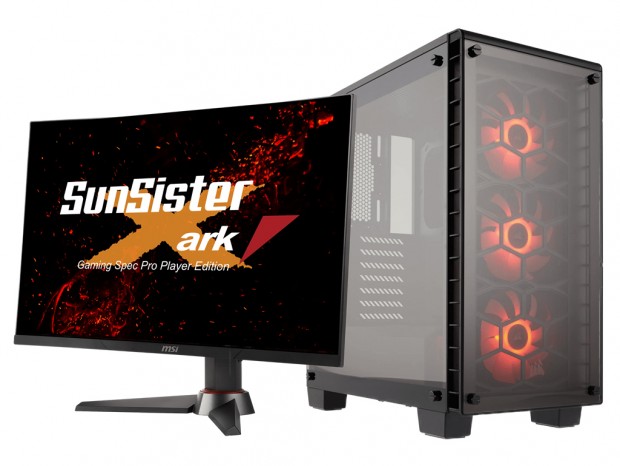 アーク、ゲーミングチーム「SunSister」共同開発のゲーミングPC計4機種をリリース