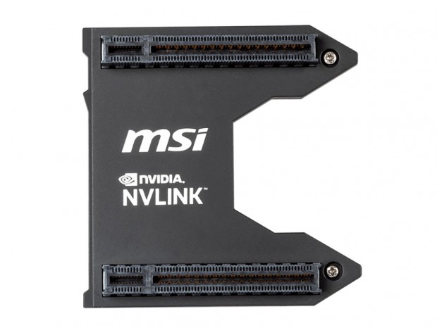MSI、Mystic Light対応の2-Way NVLinkブリッジ9日発売