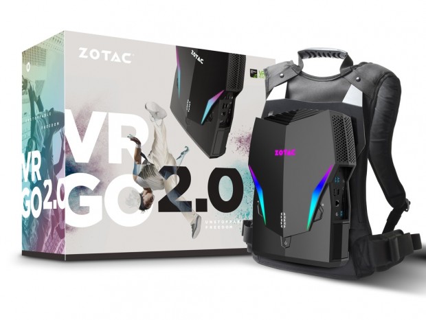 ZOTAC、6コア/12スレッドのCoffee Lakeを搭載した新バックパック型PC「VR GO 2.0」