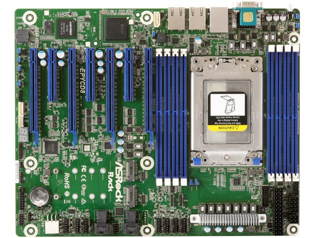 EPYC 7000対応のシングルソケットATXマザーボード、ASRock Rack「EPYCD8」