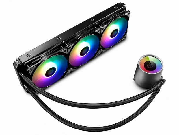 大型ラジエター搭載のアドレサブルRGB対応オールインワン水冷、Deepcool「Castle 360 RGB」