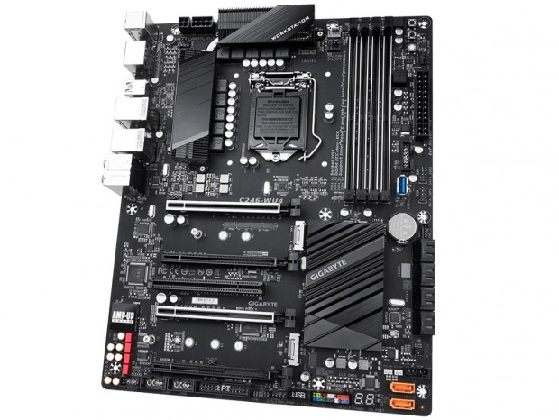4-Wayマルチ対応のWS向けLGA1151マザーボード、GIGABYTE「C246-WU4」
