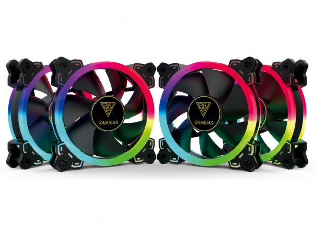 アユート、リモコンとコントロールBOXが付属するGAMDIAS のRGBファン複数パック発売