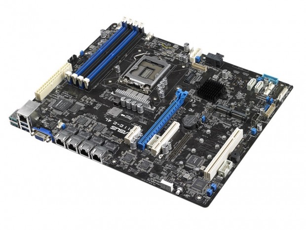 クアッドギガビットLAN搭載のXeon E対応ATXマザー、ASUS「P11C-C/4L」