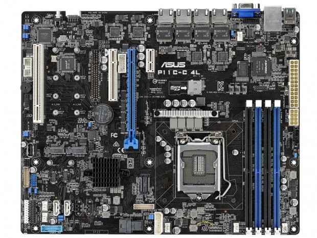 クアッドギガビットLAN搭載のXeon E対応ATXマザー、ASUS「P11C-C/4L」