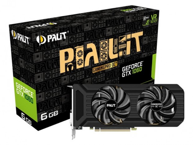 ドスパラ、GDDR5Xメモリを搭載するPalit GeForce GTX 1060販売開始
