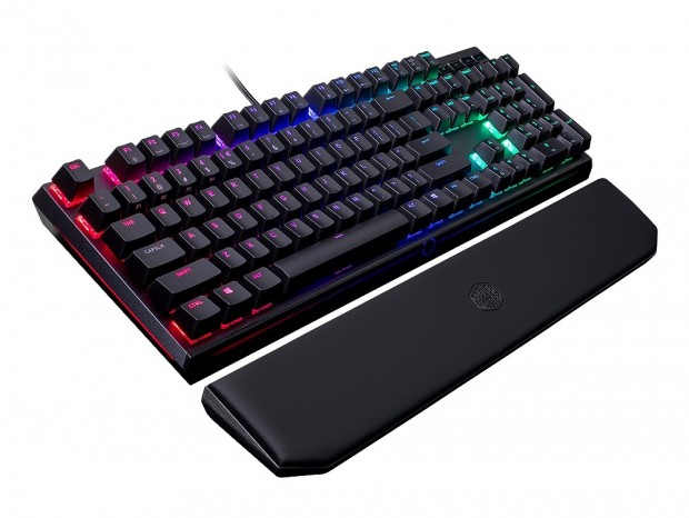 Cooler Master、アルミ天板にCHERRY軸マウントのスリムキーボード「MasterKeys MK750」