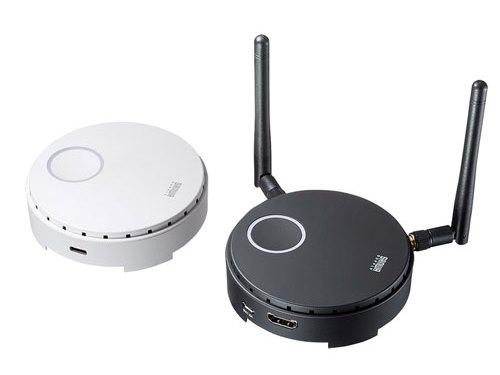 サンワサプライ、USB Type-Cから映像・音声をワイヤレス出力するHDMIエクステンダー発売