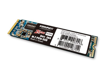 ランダムアクセス55万IOPSの高速NVMe M.2 SSD、KINGMAX「PX3480」シリーズ