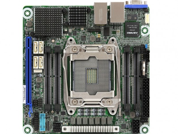 Xeon W対応のサーバー向けMini-ITXマザーボード、ASRock Rack「C422 WSI/IPMI」