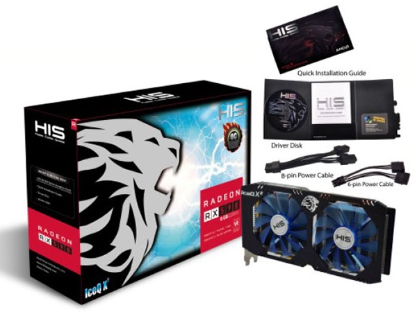 大型デュアルファンクーラー「IceQ X2」を搭載する「HIS RX 590 IceQ X2 OC 8GB」発売