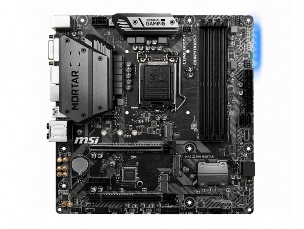 MSI、機能充実のカジュアルゲーマー向けMicroATXマザー「MAG Z390M MORTAR」