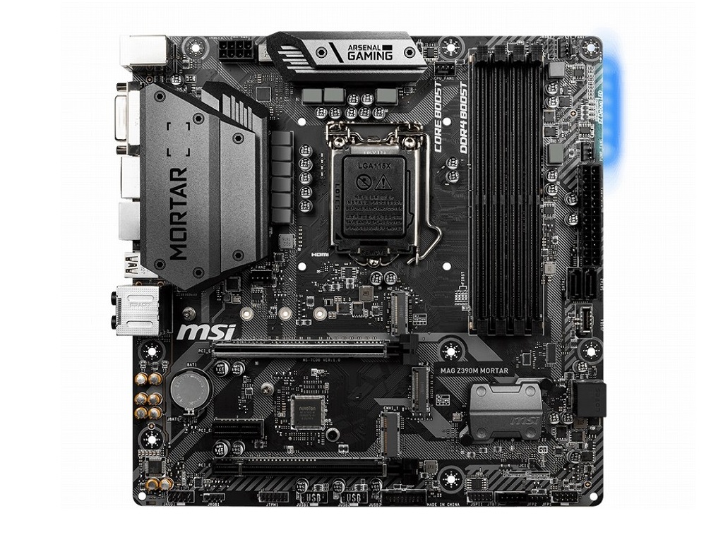 MSI、機能充実のカジュアルゲーマー向けMicroATXマザー「MAG Z390M