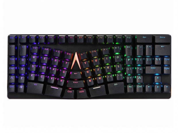 RGBに輝くエルゴデザインのミニキーボード、Spire「ERGO KEYBOARD」