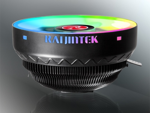 レインボーLEDファン搭載のロープロファイルCPUクーラー、RAIJINTEK「JUNO PRO RBW」