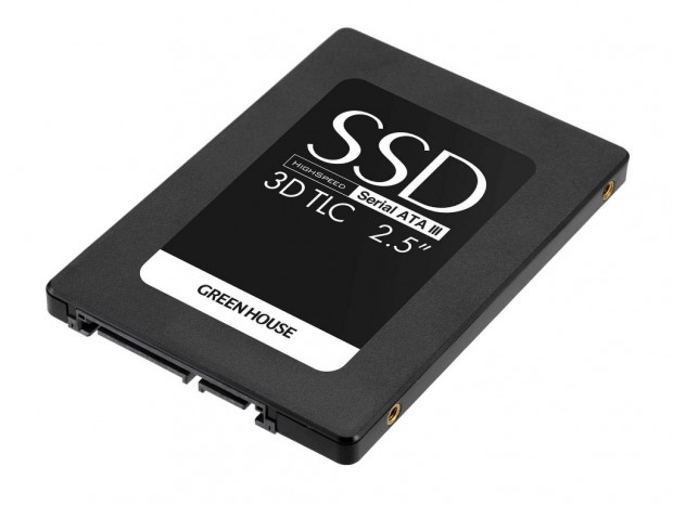 データ保護機能搭載の3D TLC採用SATA3.0 SSD、グリーンハウス「GH-SSDR2SB」