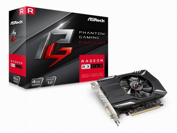 Mini-ITXケースに収まるショート設計のミドルグラフィックス「PG Radeon RX560 4G」