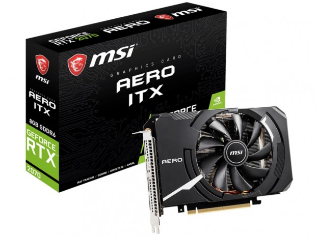 全長174mm、Mini-ITXサイズの超小型VGA、MSI「GeForce RTX 2070 AERO ITX 8G」発売