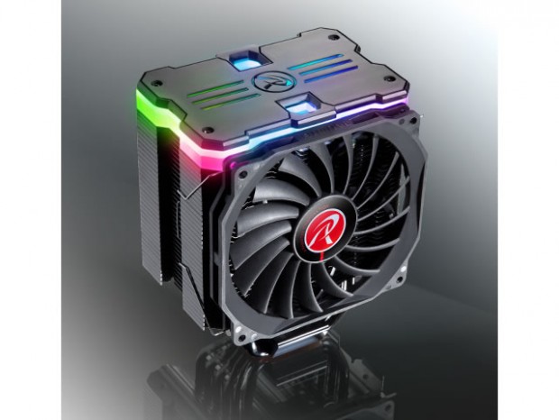 アドレサブルレインボーイルミネーション内蔵のサイドフロー、RAIJINTEK「MYA RBW」