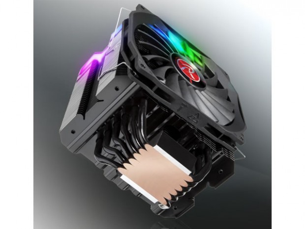 アドレサブルレインボーイルミネーション内蔵のサイドフロー、RAIJINTEK「MYA RBW」
