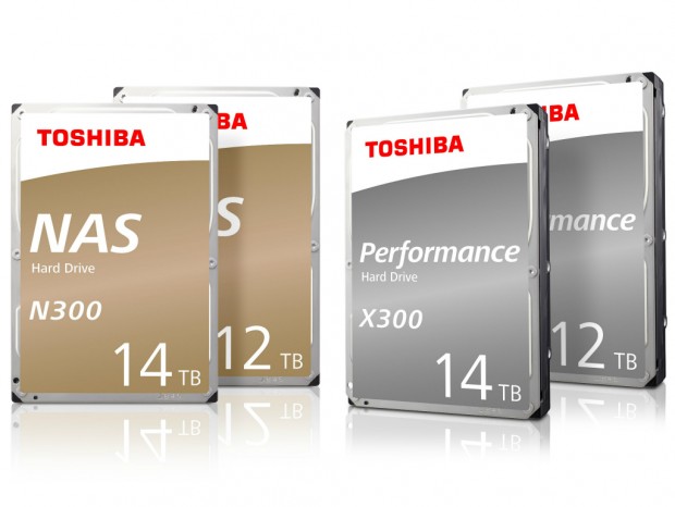 東芝、コンシューマ向けHDD「N300/X300」に最大14TBの大容量モデル追加
