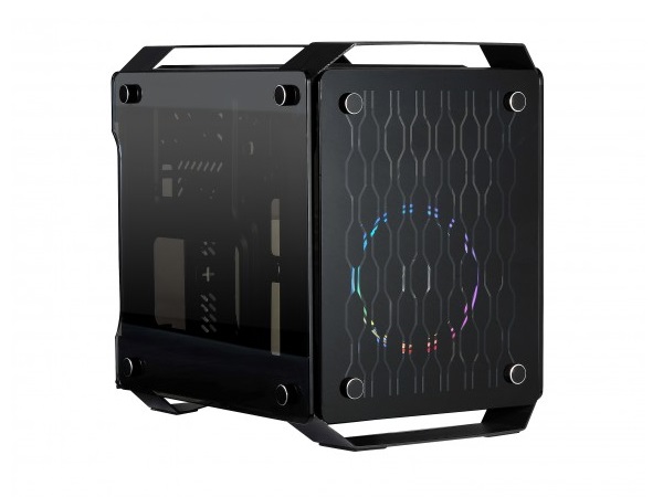 オランダX2、3面強化ガラスのCube型MicroATXケース「SPARTAN 716」