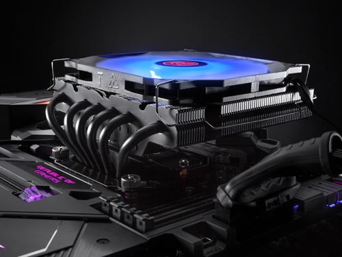 Core i9にも対応する高性能ロープロクーラー、RAIJINTEK「PALLAS 120 RGB」